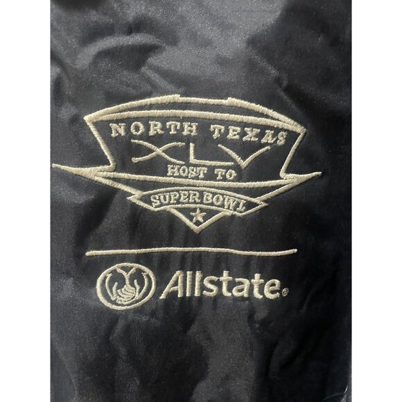 Super Bowl North Texas Super Bowl Host Reebok Windbreaker Jacket 3XL Navy & Gray - Picture 3 of 12